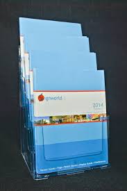 Brochure holders for walls  Counter